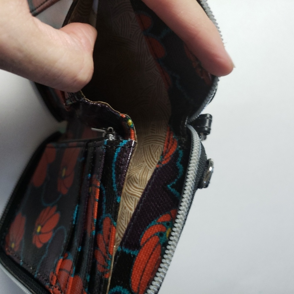 Sakroots floral boho hippie wristlet zip up wallet - Picture 5 of 8